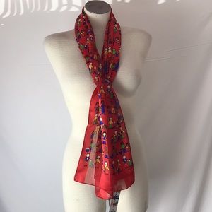 Save the children polyester scarf NWT 1996